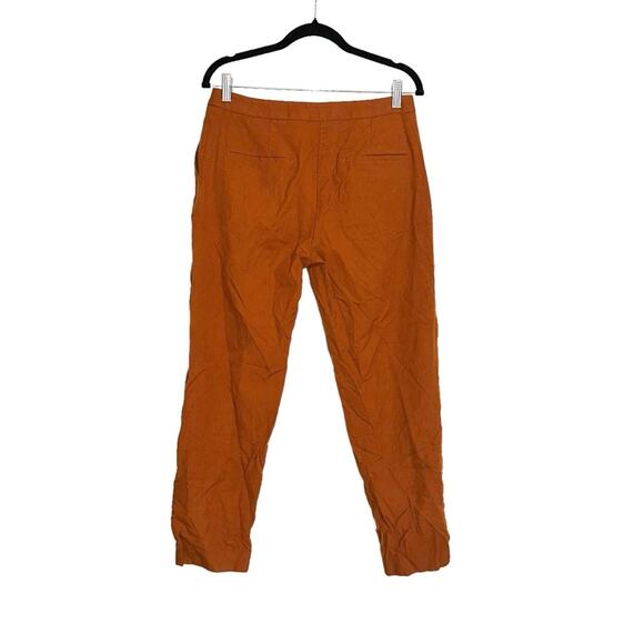 Comptoir Des Cotonniers Wool Orange Ankle Pants SMALL - Picture 2 of 7